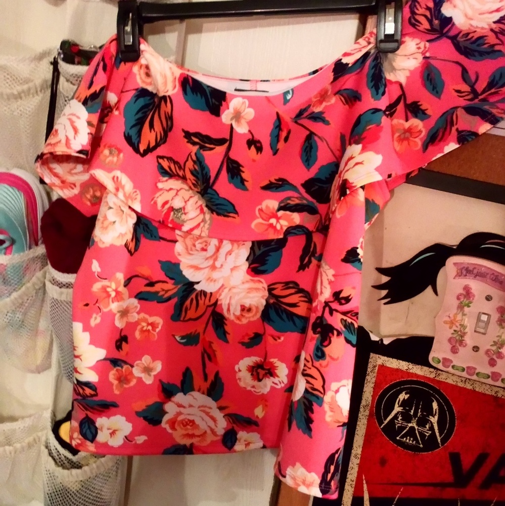 Floral Off the Shoulder Top